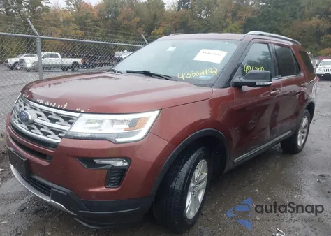 2018 Ford Explorer Xlt z USA, uszkodzony, nr VIN 1FM5K8DH9JGA22839
